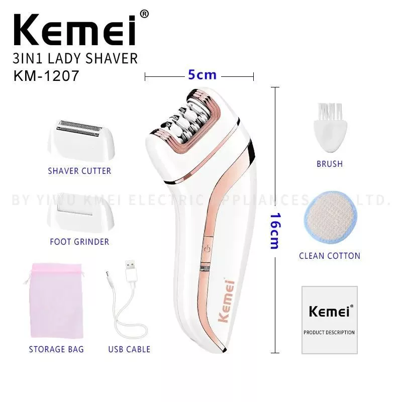 اپیلاتور کیمی مدل KM-1207