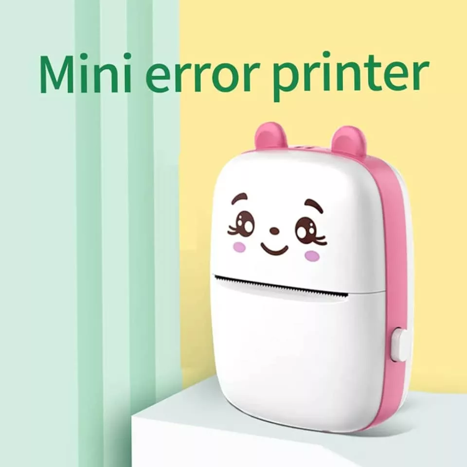 پرینتر لیبل زن ناب سل مدل پرتابل  کد PIN01 به همراه سه عدد رول کاغذی