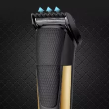 ماشین اصلاح موی سر و صورت کیمی مدل KM-6552، اصلاح به صورت خط زن، نمایش وضعیت باتری، منبع انرژی با باتری، تکنولوژی اصلاح به صورت برش مستقیم، اندازه اصلاح 0.5 تا 12 میلیمتر، مدت زمان شارژ 120 دقیقه و مدت زمان استفاده پس از شارژ 90 دقیقه، به همراه برس