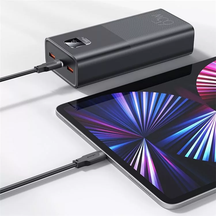 پاوربانک یوسمز مدل CD185 ظرفیت 30000 میلی آمپر ساعت به همراه کابل USB-C