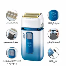 ماشین اصلاح موی سر و صورت وی جی ار مدل V-362