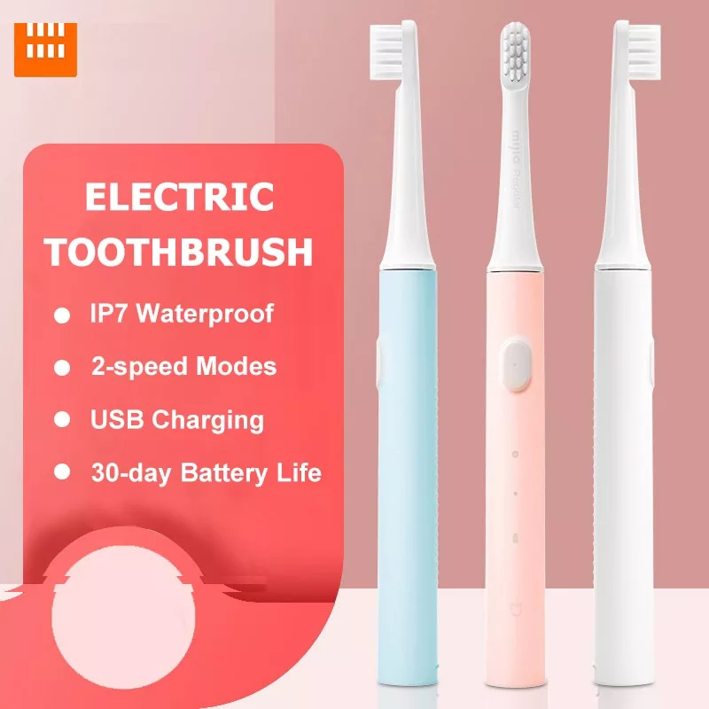 مسواک برقی میجیا مدل T100 به همراه سری یدک بسته سه عددی