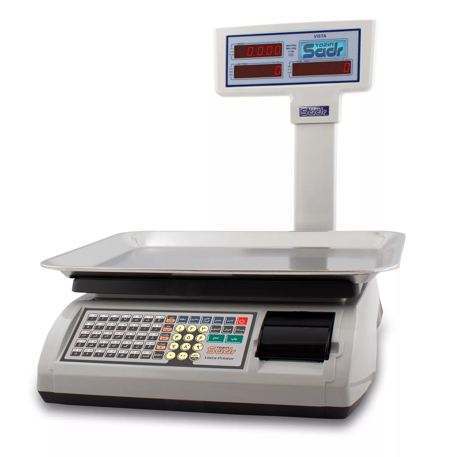 ترازو فروشگاهی توزین صدر مدل VISTA – P 50KG ترازو فروشگاهی توزین صدر مدل VISTA – P 50KG