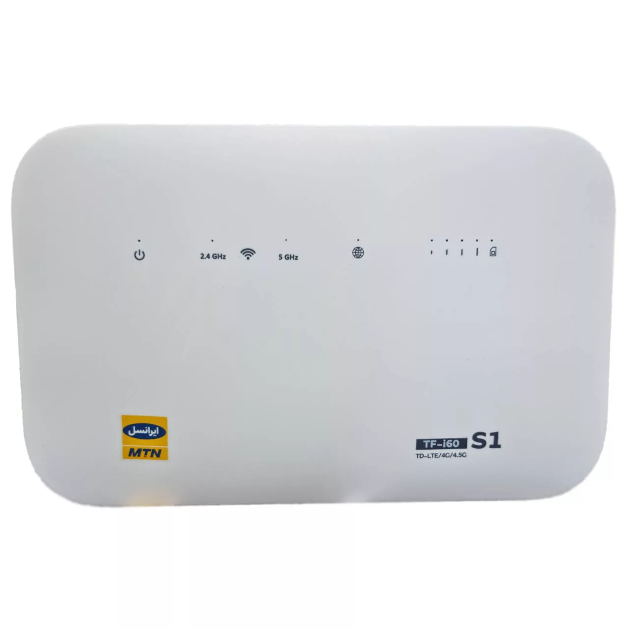 مودم 4G/TD-LTE ایرانسل مدل TF-i60 S1 به همراه سیم کارت دو قلو و 24 گیگابایت اینترنت 3 ماهه