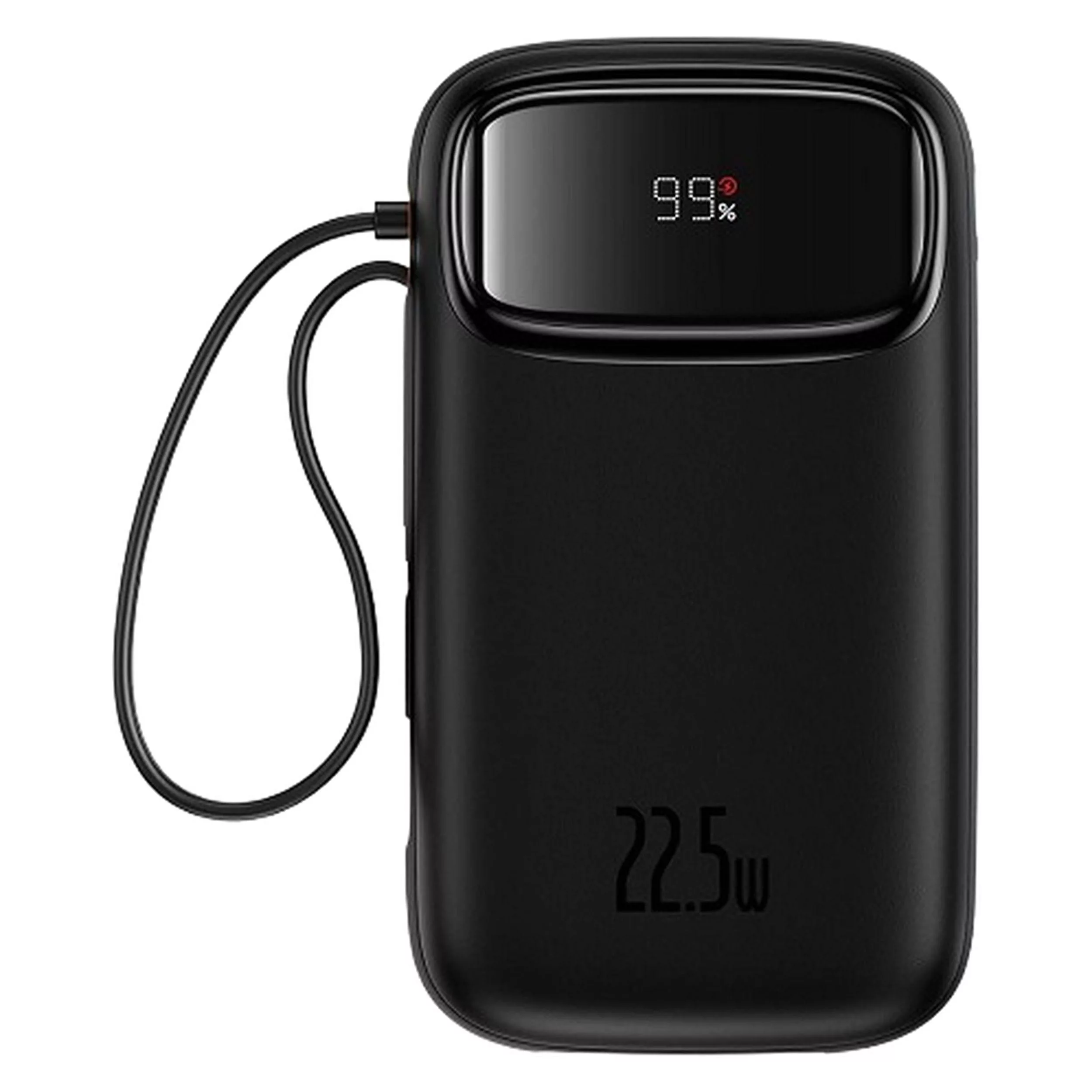 پاوربانک بیسوس مدل 22.5W QPow2 Dual Cable ظرفیت 10000 میلی آمپر ساعت