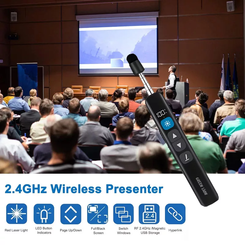 پرزنتر بیسیم گرین لاین مدل GL-WP11