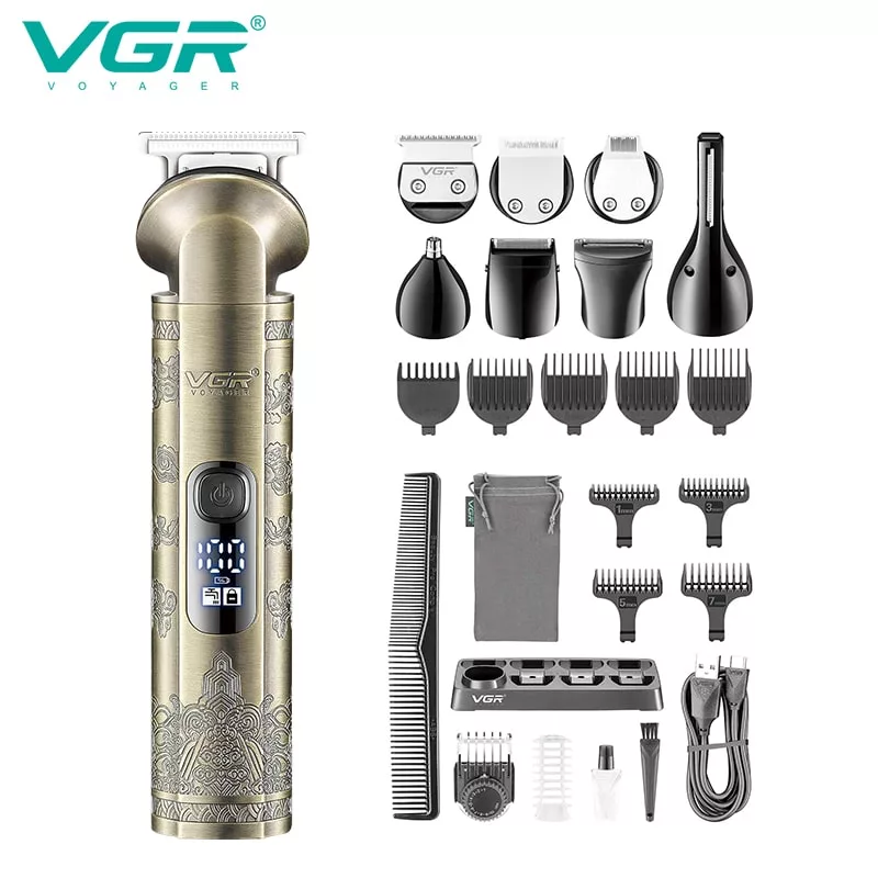 ست ماشین اصلاح موی صورت و بدن وی جی ار مدل V-110