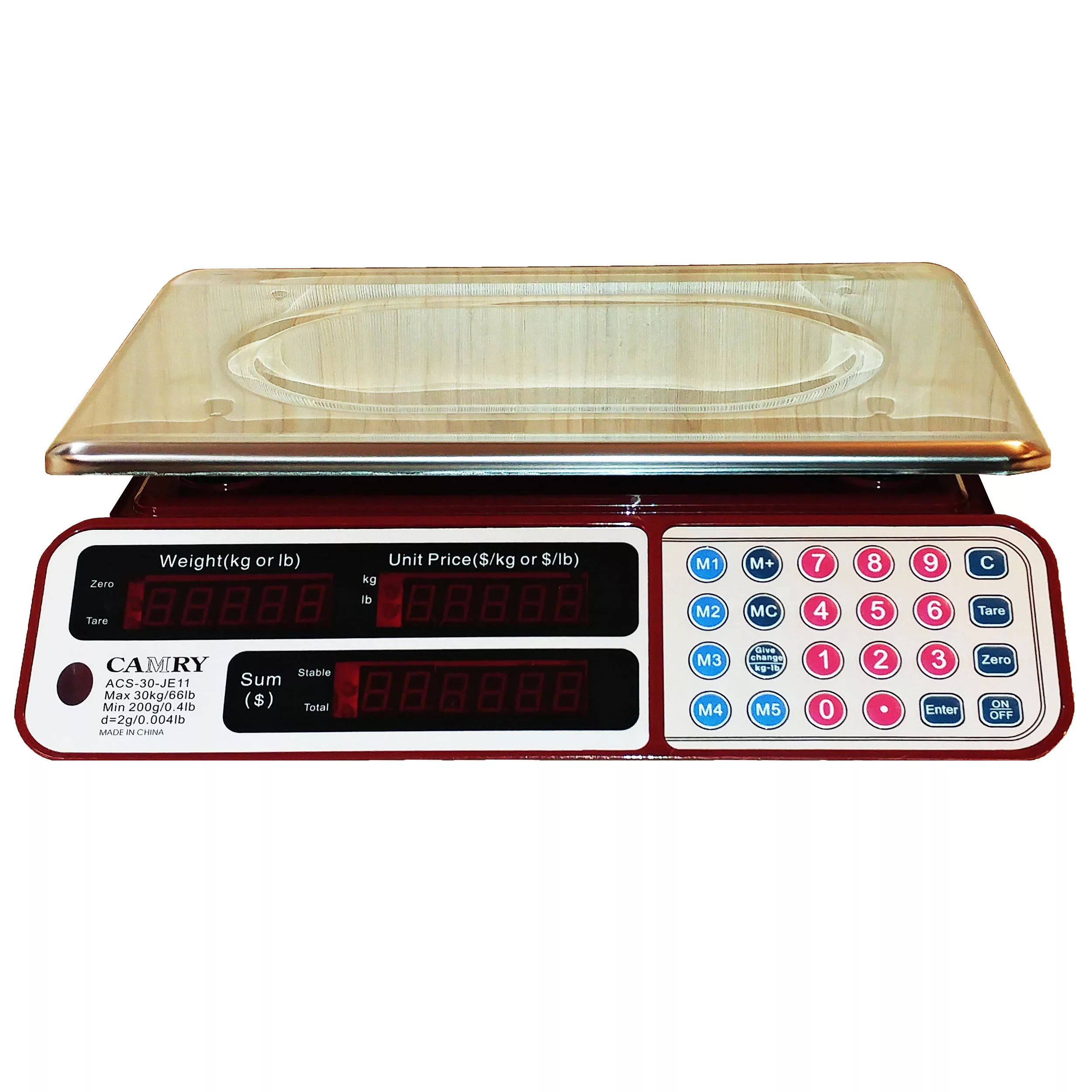 ترازو فروشگاهی کمری مدل ACS-30-JE11 ترازو فروشگاهی کمری مدل ACS-30-JE11