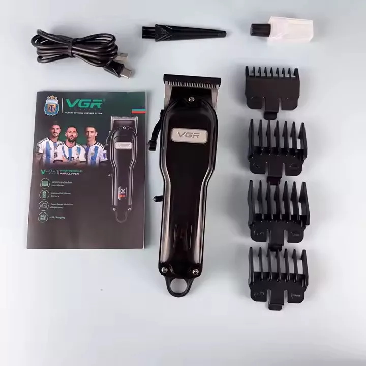 ماشین اصلاح موی سر و صورت وی جی ار مدل V251 V297 مجموعه دو عددی