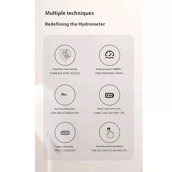 دستگاه آبرسان پوست ام دی اچ ال مدل M-6999