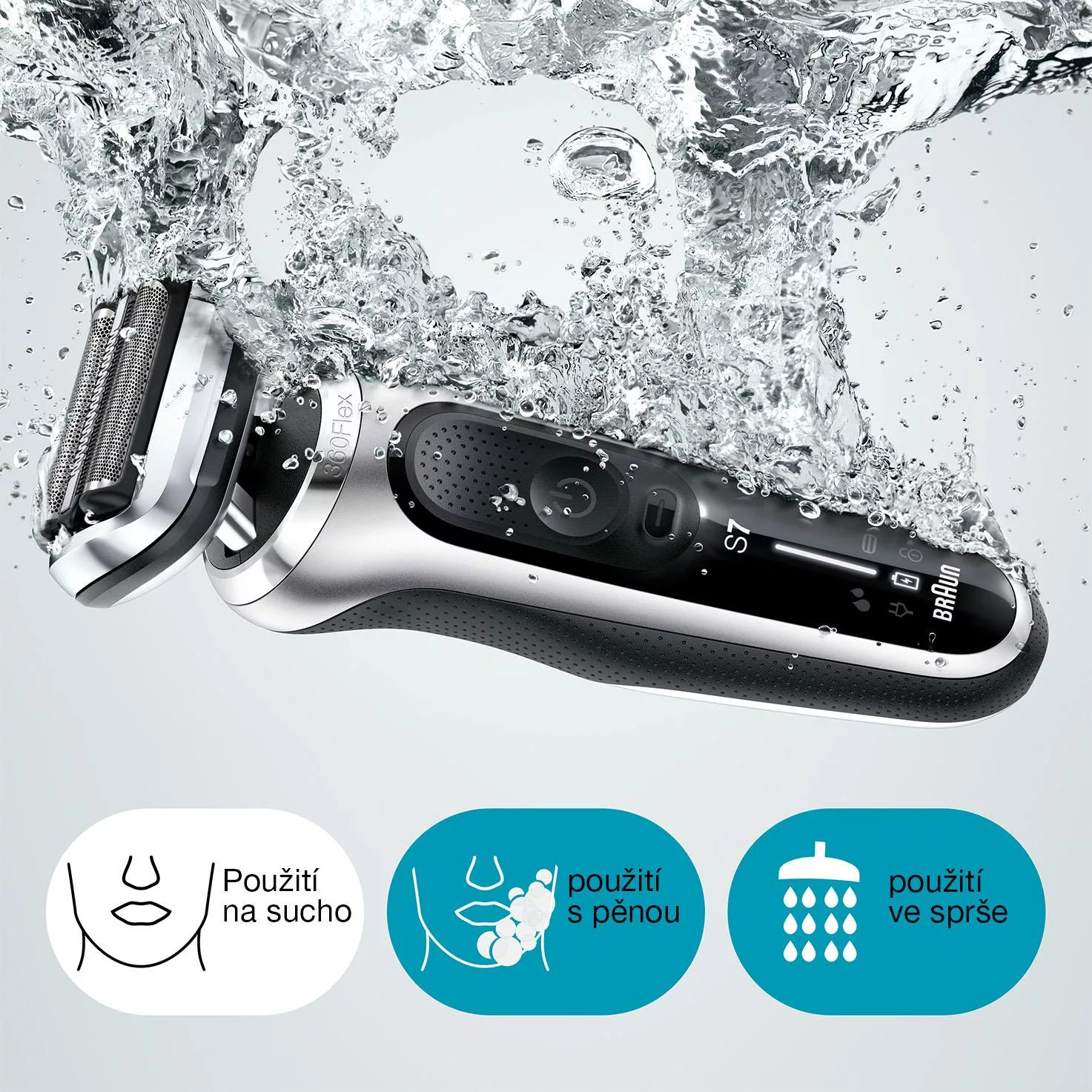 ماشین اصلاح موی صورت براون مدل 71s7200cc