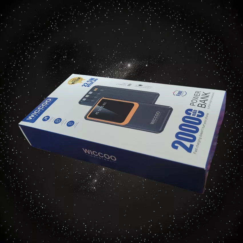 پاوربانک مدل WICC00-20000mah ظرفیت 20000 میلی آمپر ساعت