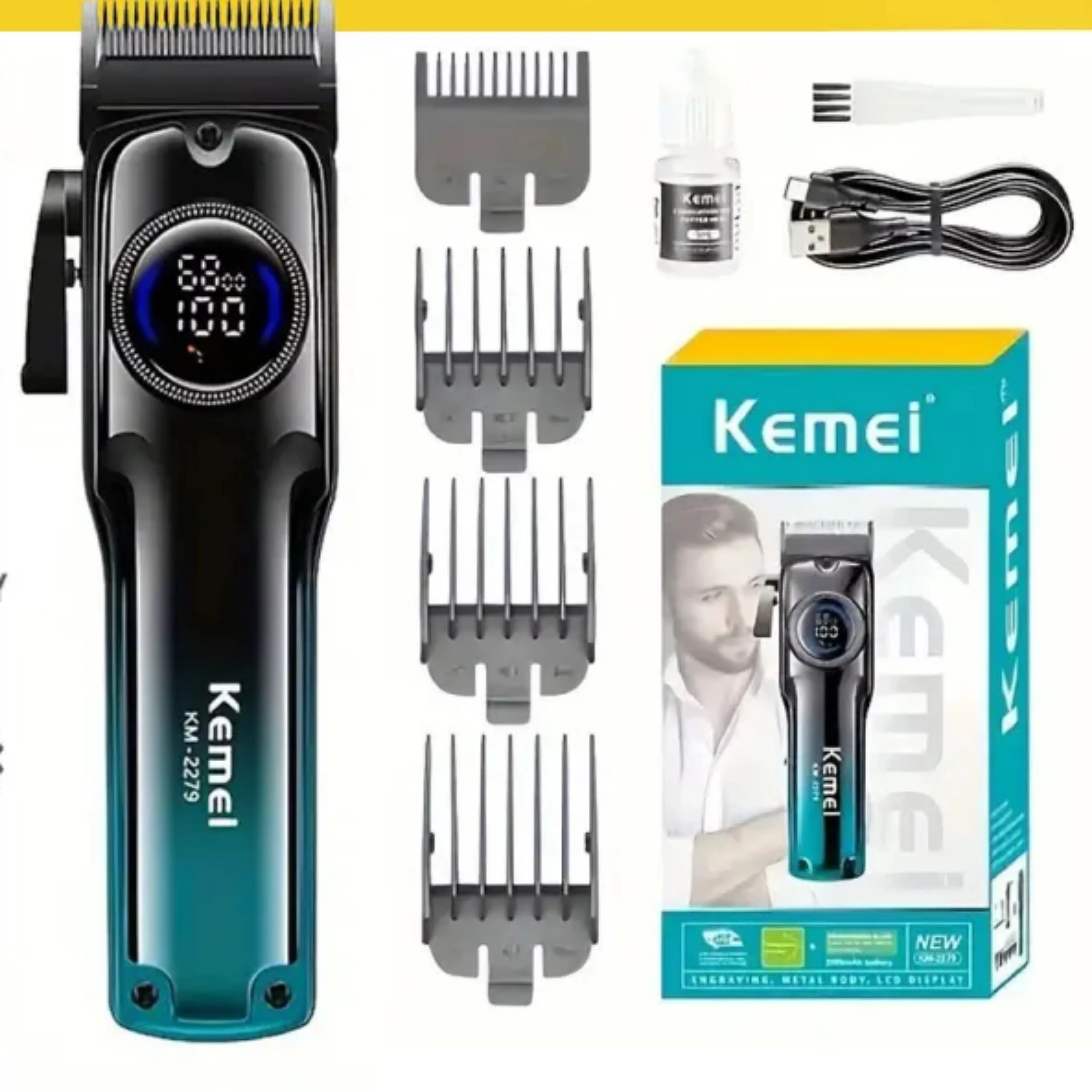 ماشین اصلاح موی سر و صورت کیمی مدل KM-2279