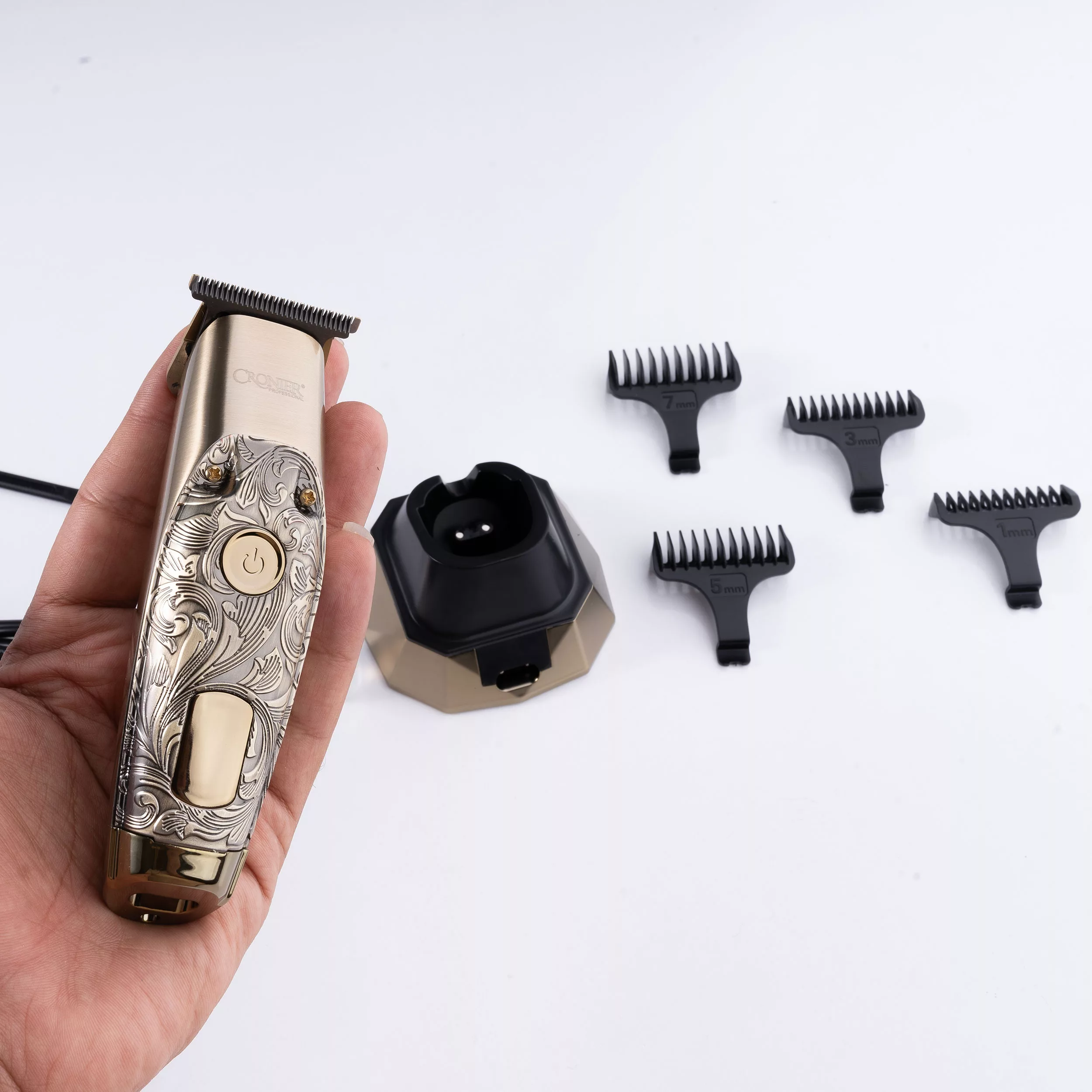 ماشین اصلاح موی سر و صورت شارژی کرونیر مدل CR-873
