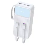 پاوربانک پی زد ایکس مدل V30 Fast Charge 22.5W Cabled ظرفیت 20000 میلی آمپر ساعت