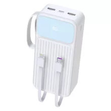 پاوربانک پی زد ایکس مدل V30 Fast Charge 22.5W Cabled ظرفیت 20000 میلی آمپر ساعت