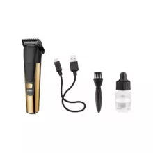ماشین اصلاح موی سر و صورت کیمی مدل KM-6552، اصلاح به صورت خط زن، نمایش وضعیت باتری، منبع انرژی با باتری، تکنولوژی اصلاح به صورت برش مستقیم، اندازه اصلاح 0.5 تا 12 میلیمتر، مدت زمان شارژ 120 دقیقه و مدت زمان استفاده پس از شارژ 90 دقیقه، به همراه برس