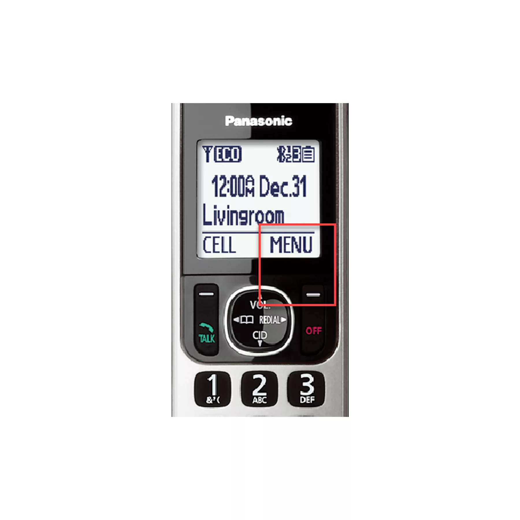 تلفن بیسیم پاناسونیک مدل KX-TGF372