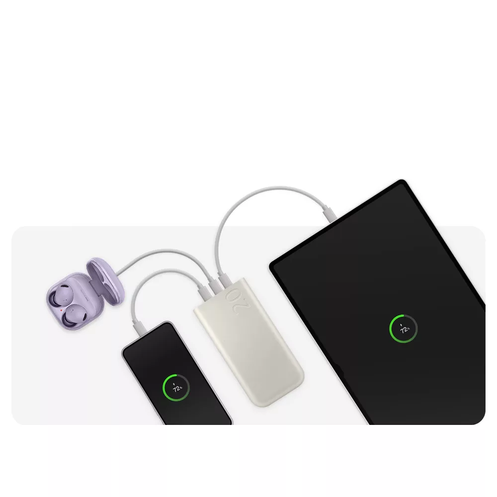 پاوربانک 45 وات سامسونگ مدل Battery Pack EB-P4520 ظرفیت 20000 میلیآمپر ساعت