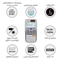 ماشین حساب کاسیو مدل fx-3650PII کد 119326