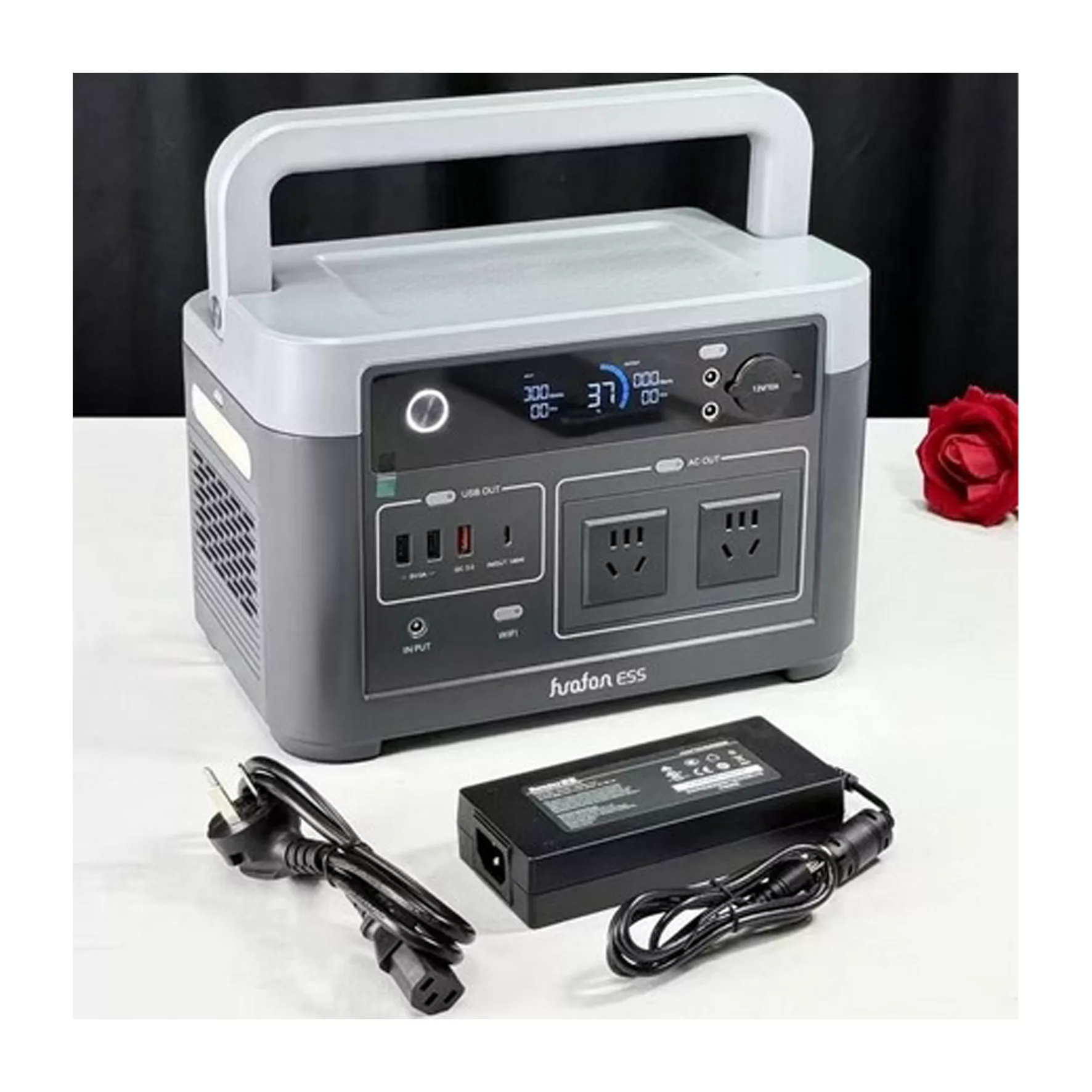 پاور استیشن مدل Hrafon-ESS-P600 ظرفیت 300 هزار میلی آمپر ساعت