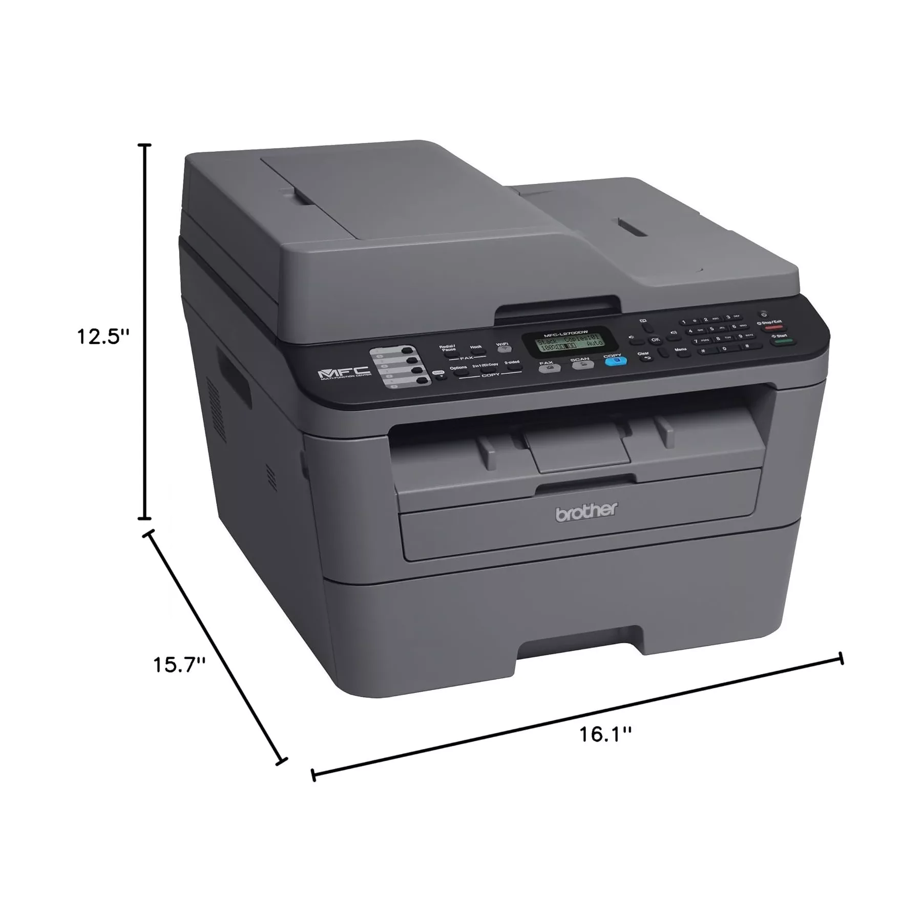 پرینتر لیزری چندکارهی برادر مدل MFC-L2700DW