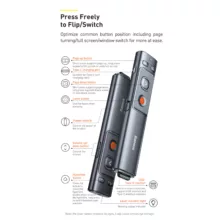 پرزنتر بی سیم باسئوس مدل WKCD010013 Green Laser