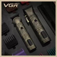 ماشین اصلاح موی سر و صورت وی جی ار مدل V-670 مجموعه 2 عددی