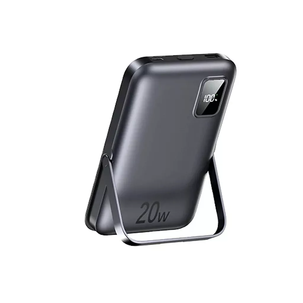 پاور بانک ریمکس مدل مگنتیک وایرلس RPP-695 ظرفیت 10000 میلی آمپر ساعت