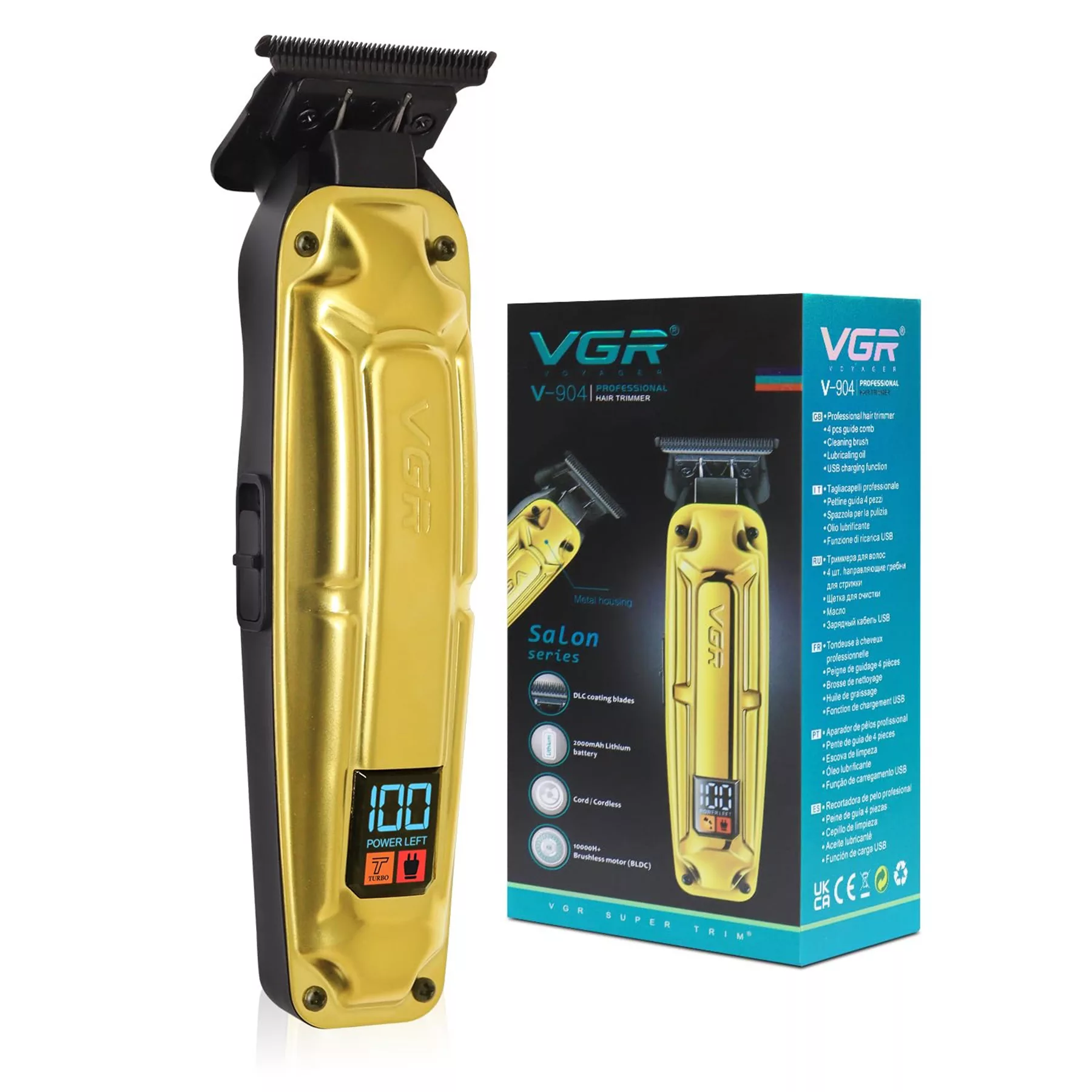 ماشین اصلاح موی سر و صورت وی جی ار مدل V-904