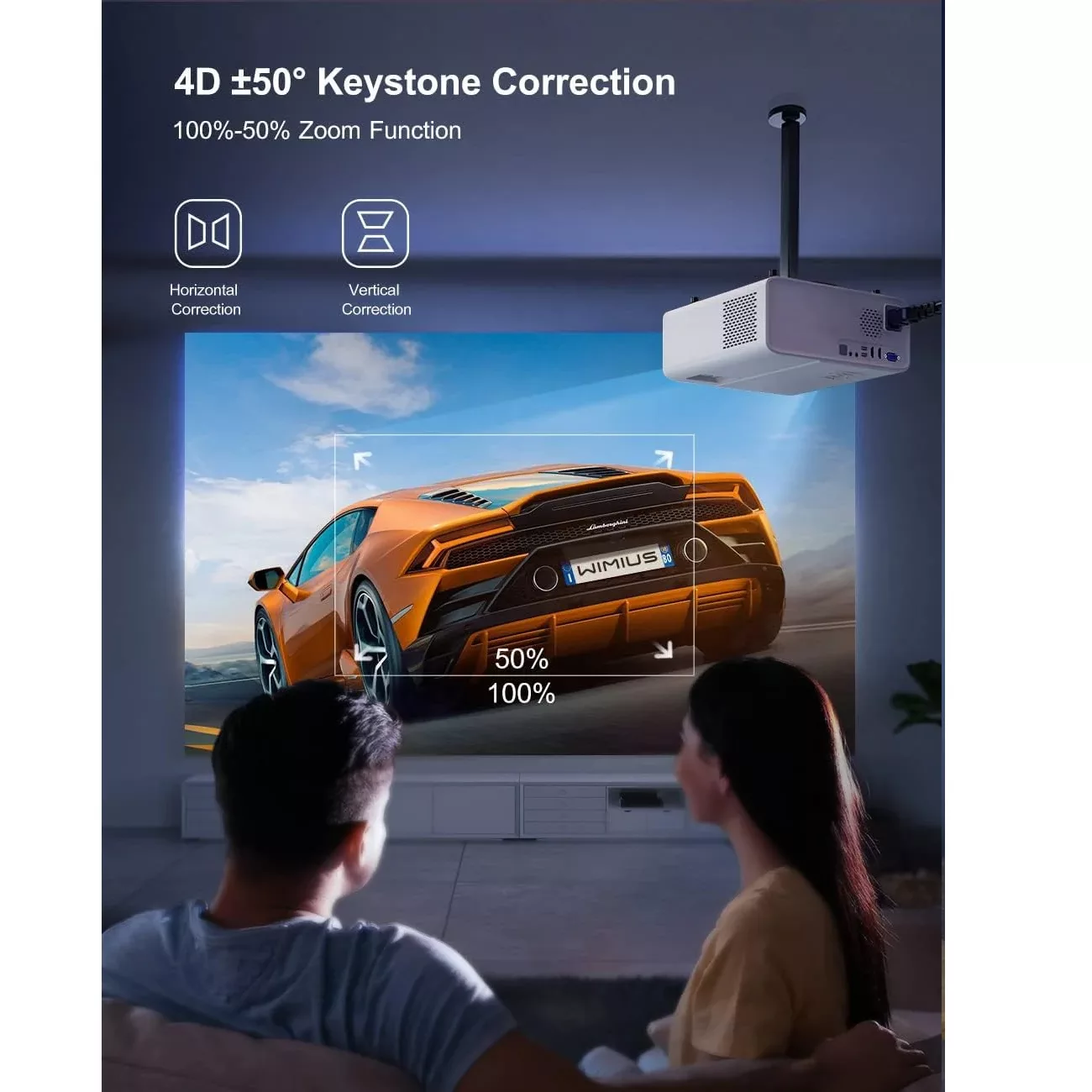 ویدئو پروژکتور ویمیوس مدل W7