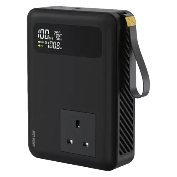 پاوربانک گرین لاین مدل GNPVU270W30BK ظرفیت 30000 میلی آمپر ساعت