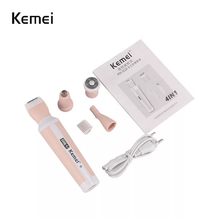 ست اصلاح موی بدن بانوان کیمی مدل KM-3024