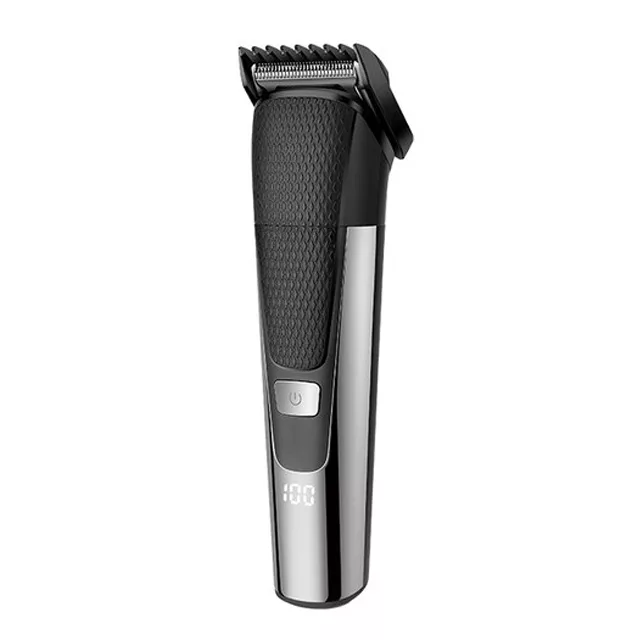 ماشین اصلاح موی سر و صورت کیمی مدل KM-6552، اصلاح به صورت خط زن، نمایش وضعیت باتری، منبع انرژی با باتری، تکنولوژی اصلاح به صورت برش مستقیم، اندازه اصلاح 0.5 تا 12 میلیمتر، مدت زمان شارژ 120 دقیقه و مدت زمان استفاده پس از شارژ 90 دقیقه، به همراه برس