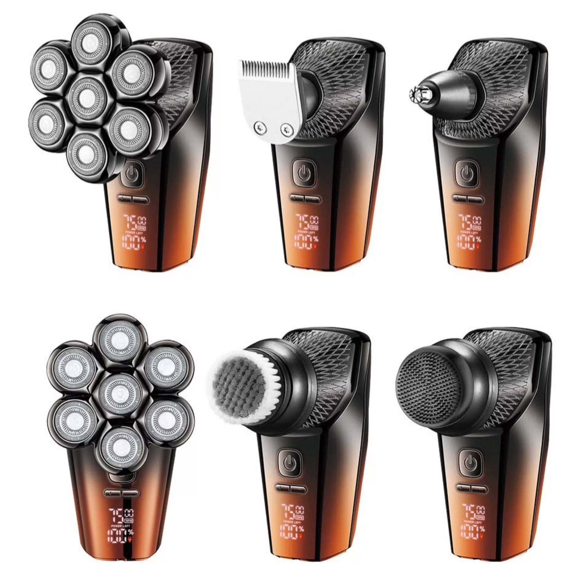 ست اصلاح موی سر و صورت شارژی وی جی ار مدل V-327