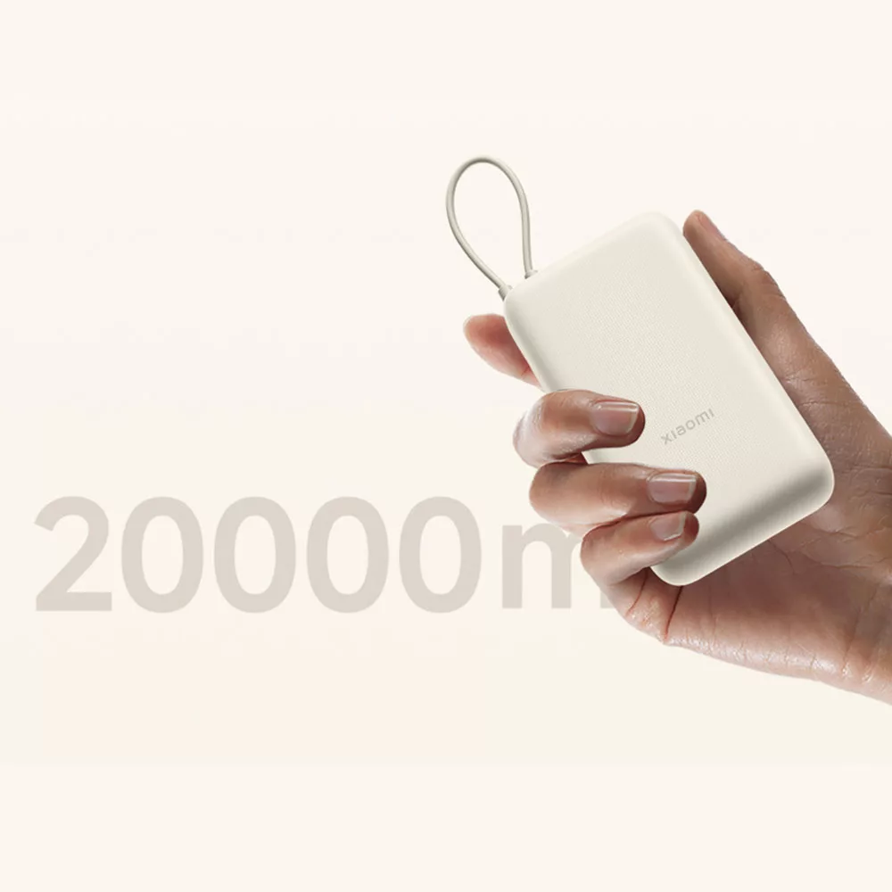پاوربانک 33 وات شیائومی مدل PB2030MI ظرفیت 20000 میلی آمپر ساعت