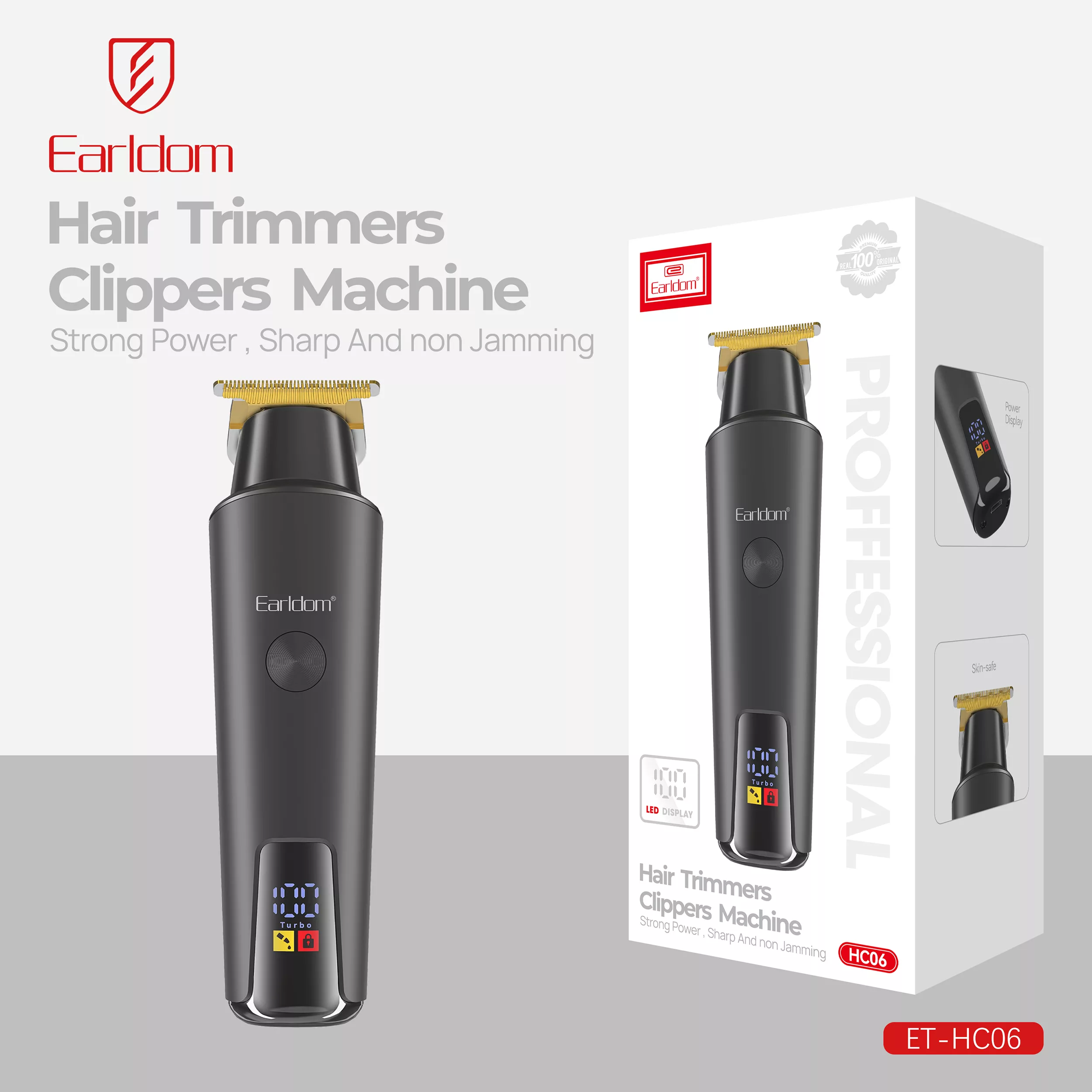 ماشین اصلاح موی سر و صورت شارژی ارلدام مدل HC06
