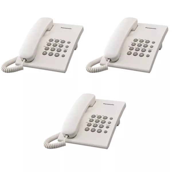 تلفن پاناسونیک مدل KX-TS500MX بسته 3 عددی