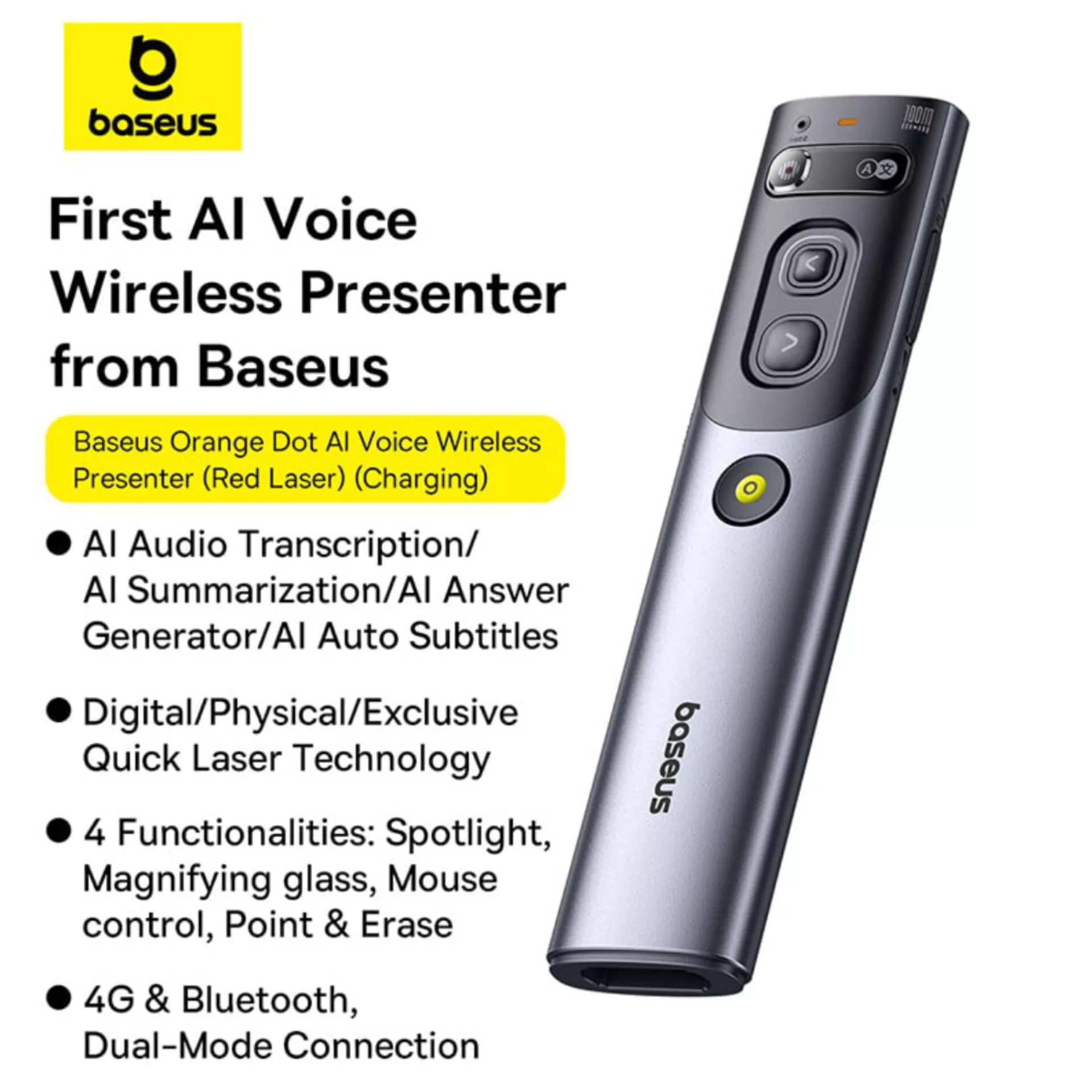 پرزنتر بیسیم بیسوس مدل BS-OH065