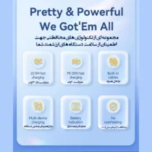 پاوربانک ریمکس مدل Fast Charge 513 ظرفیت 20000 میلی آمپر ساعت
