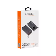 پاوربانک 22.5 وات ایکس انرژی مدل X-823 ظرفیت 20000 میلی آمپر ساعت
