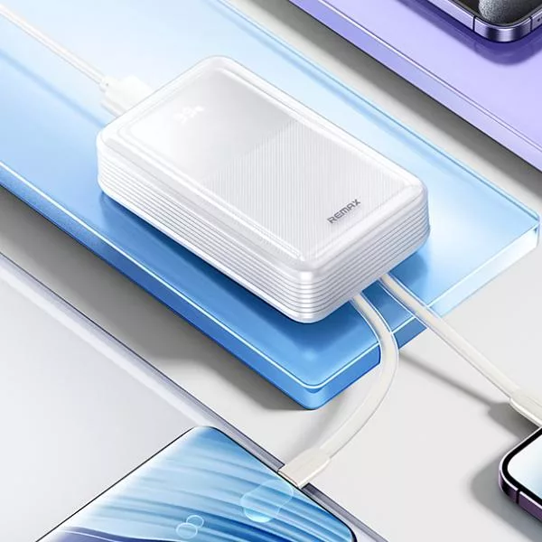 پاوربانک ریمکس مدل RPP-21 ظرفیت 20000 میلیآمپر ساعت