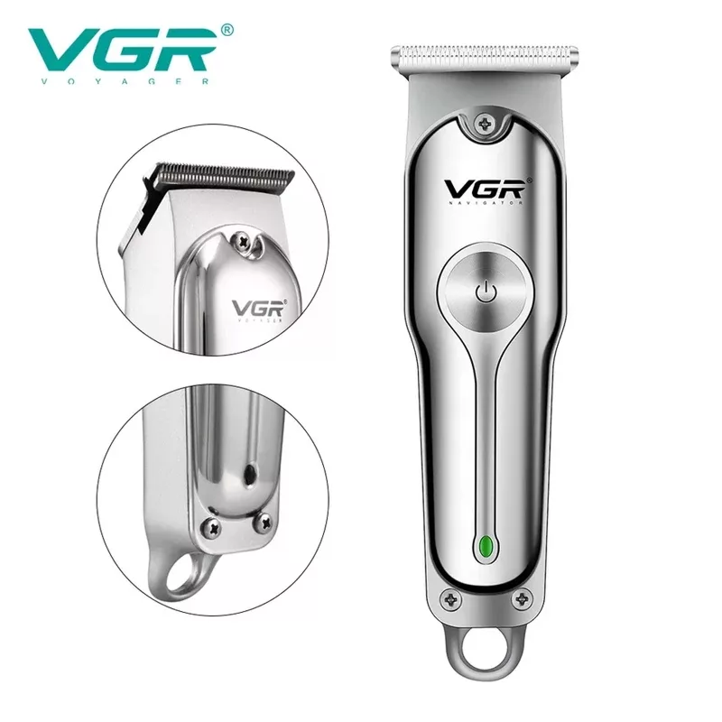 ماشین اصلاح موی سر و صورت شارژی وی جی ار مدل V-071(gold)