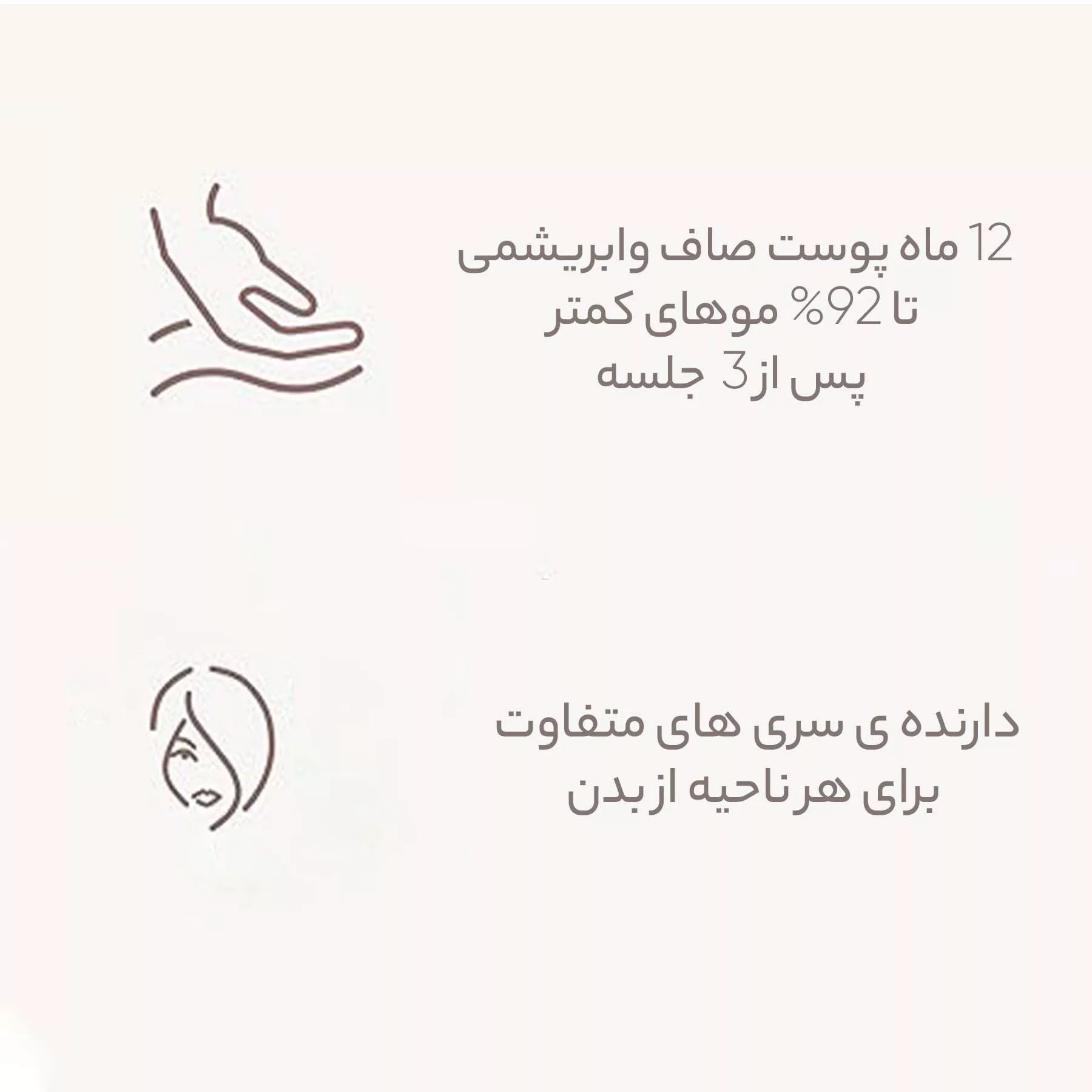 لیزر موهای زائد فیلیپس مدل bri955