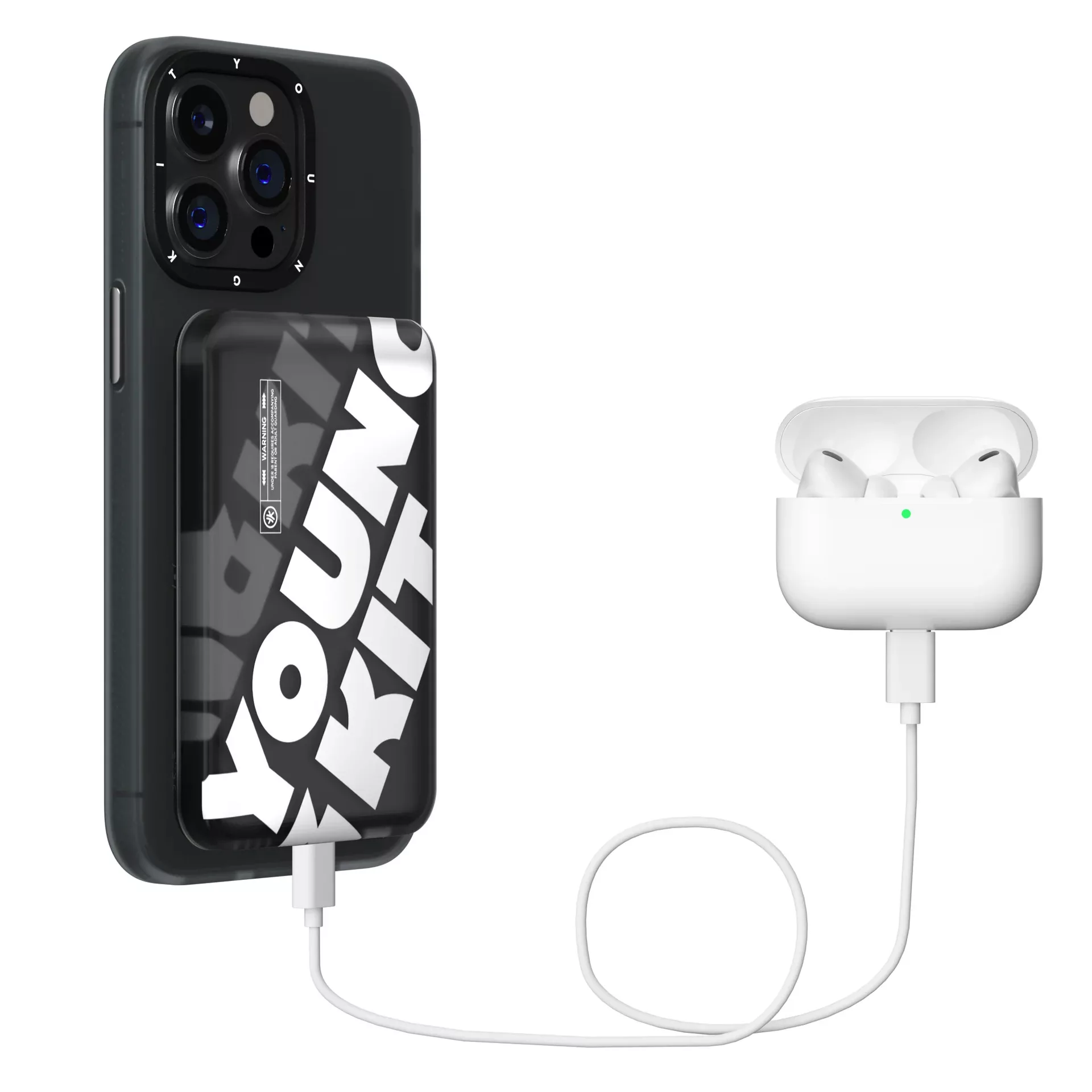 پاوربانک یانگ کیت مدل MagSafe Compatible ظرفیت 5000 میلی آمپر ساعت