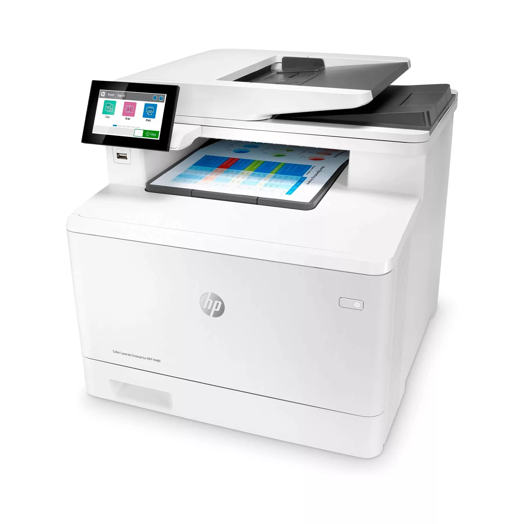 پرینتر چند کاره لیزری اچپی مدل Color LaserJet Enterprise MFP M480f