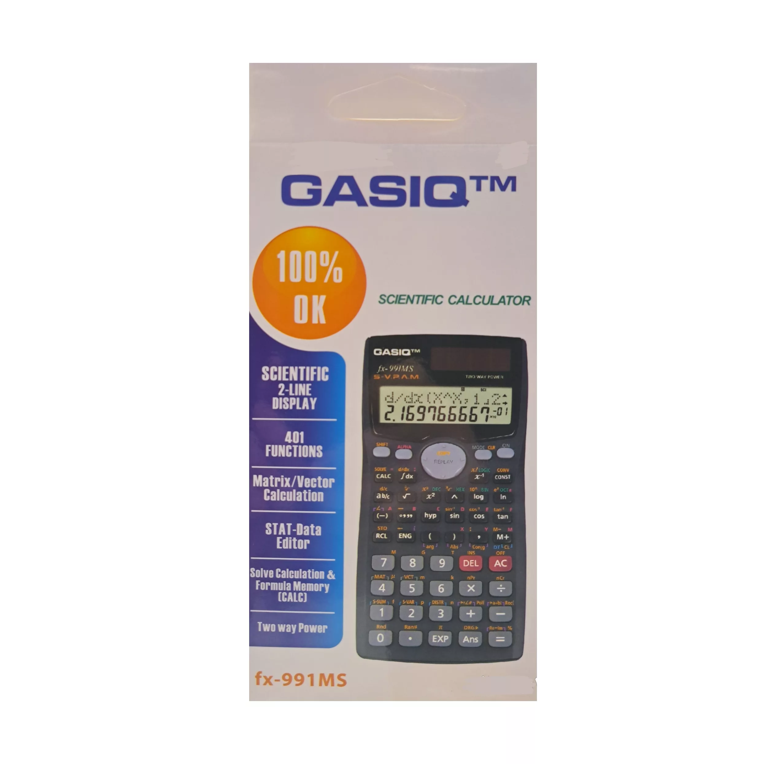 ماشین حساب مهندسی کاسیک مدل FX-991MS
