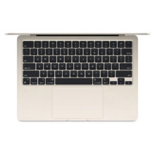 لپ تاپ 13.6 اینچی اپل مدل MacBook Air MRXU3 2024 LLA-M3-8GB RAM-512GB SSD